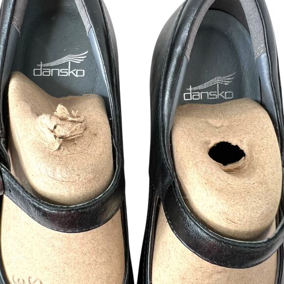 DANSKO Fawna Classic Mary Jane Milled Nappa Leather in Black Women's Size 39 = 8 - Picture 9 of 15
